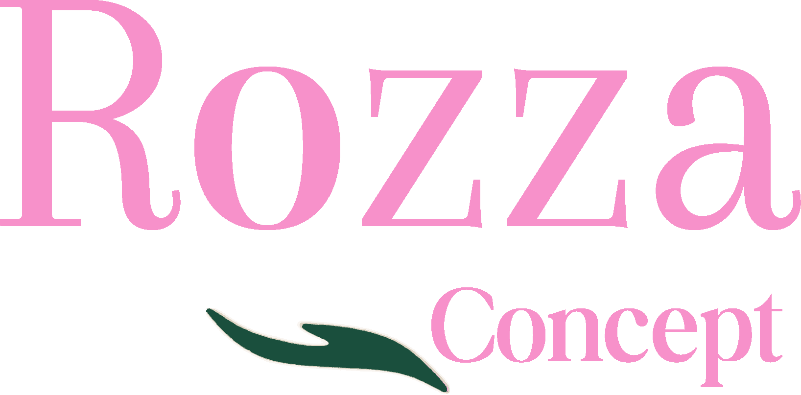 logotipo rozza concept rosa